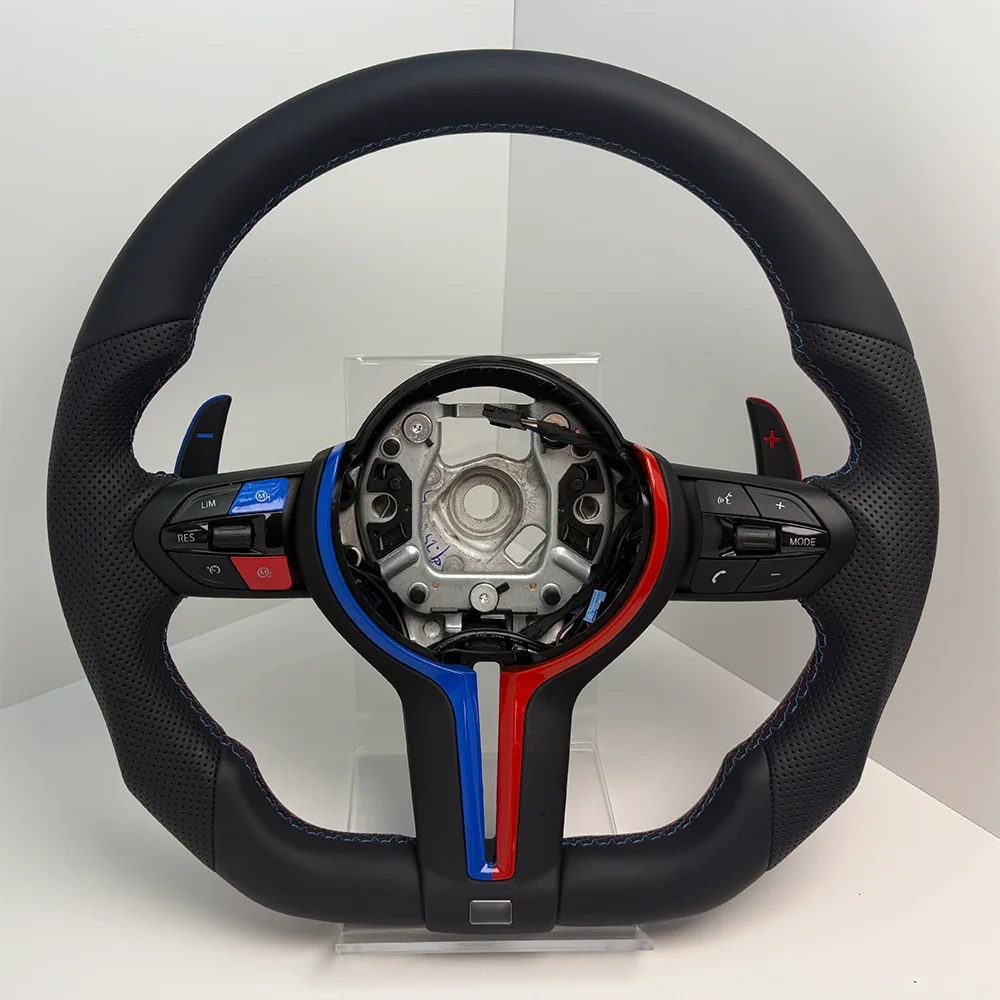 Blauw Rood M Sport Stuurwiel voor BMW F01 F06 F10 F11 F12 F20 F21 F22 F25 F26 F30 F31 F32 F33 F34 F36 M3 F80 M4 F82 M5 F90