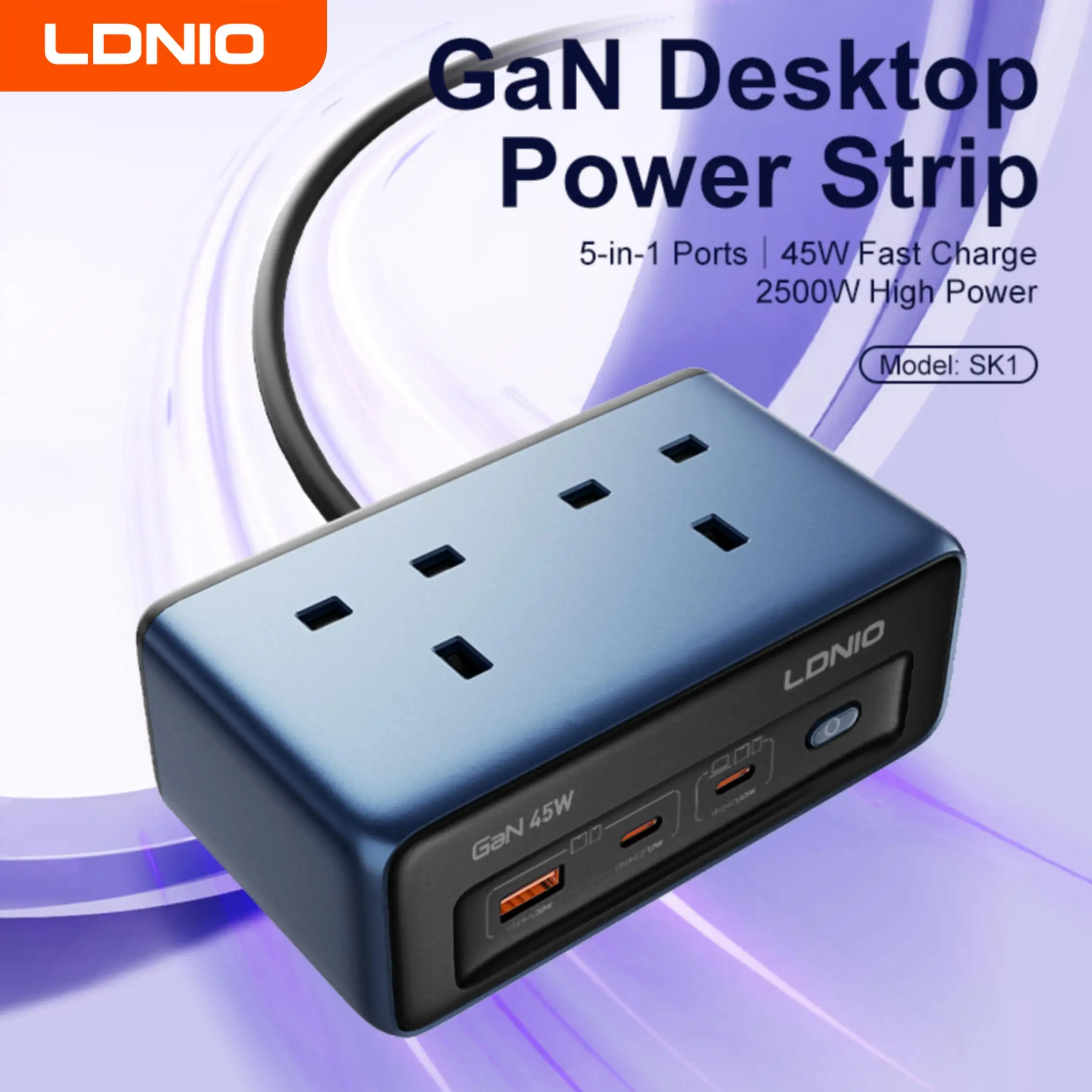 Ldnio 5-In-1 2 Ac U… - image