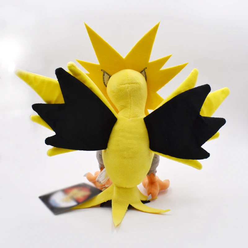 Pokemon LEGENDS Z-A Zapdos 9 inches Plush Toy , Scarlet Violet flashing lightning Bird Sword and Shield Stuffed Animal