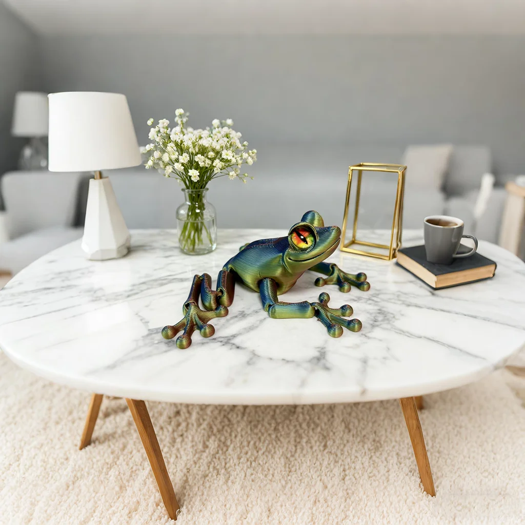3D Baskılı Kurbağa Heykeli, Es - 3D Printing Lizard incelemesi ve fiyatı