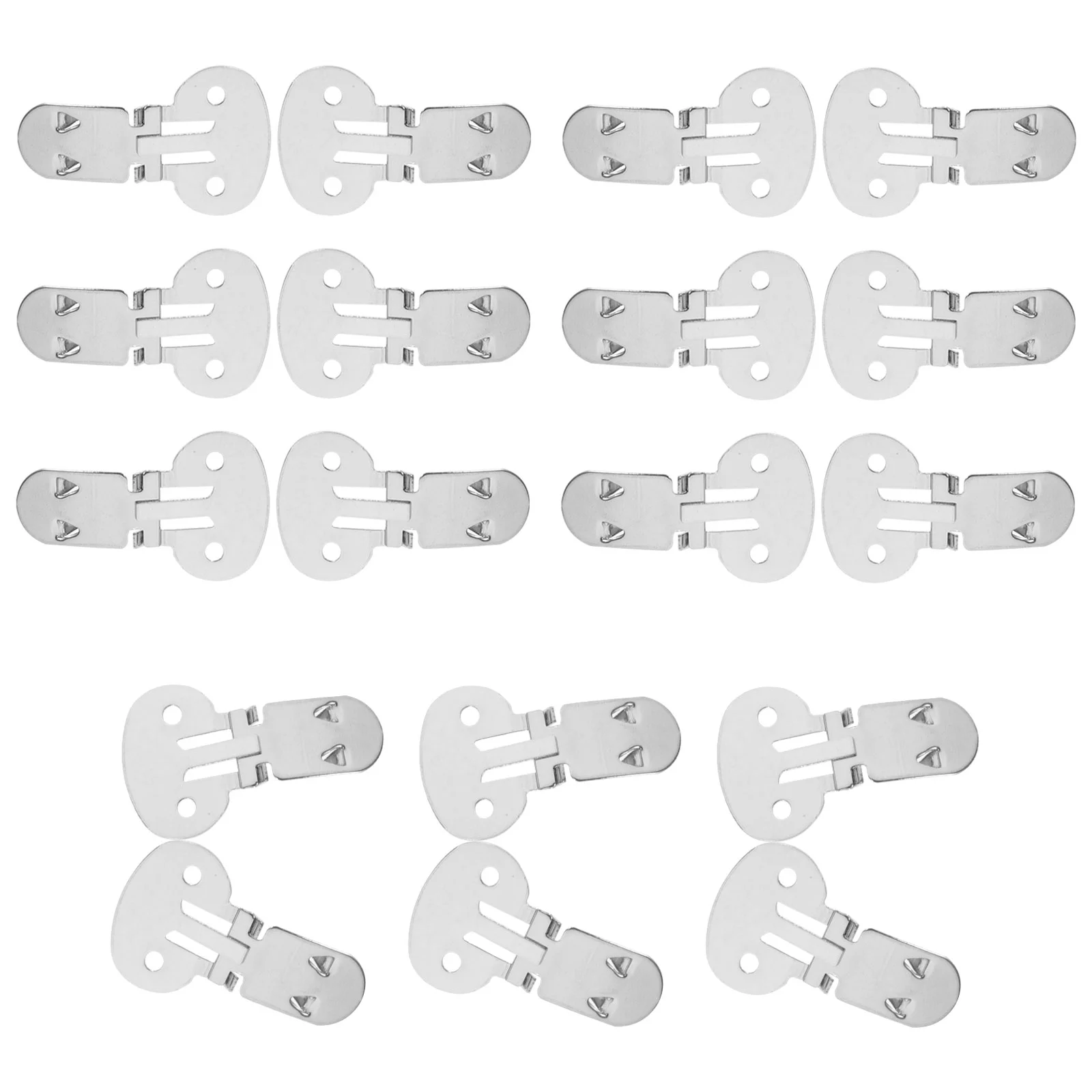 26 Stück Schuh clips große flache leere Edelstahl Metall clips Schuh zubehör für DIY Craft Projekt