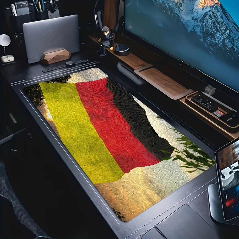 Country G-Germany Flag Mousepad Mouse Mat Desk Mat With Pad Gaming Accessories Prime Gaming XXL Keyboard Pad Padding Mat