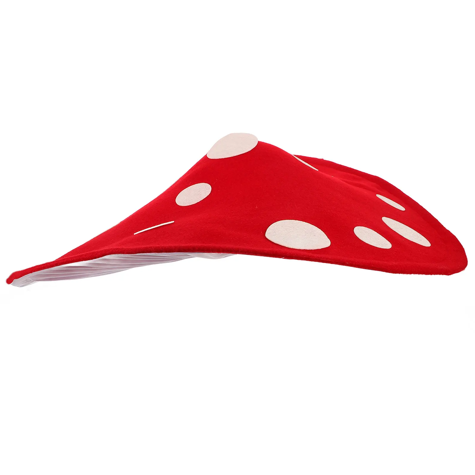 

Red Mushroom Hat Party Costume Cosplay Accessory Festival Novelty Unique Plant Themed Outfit Halloween Hats for Women Men
