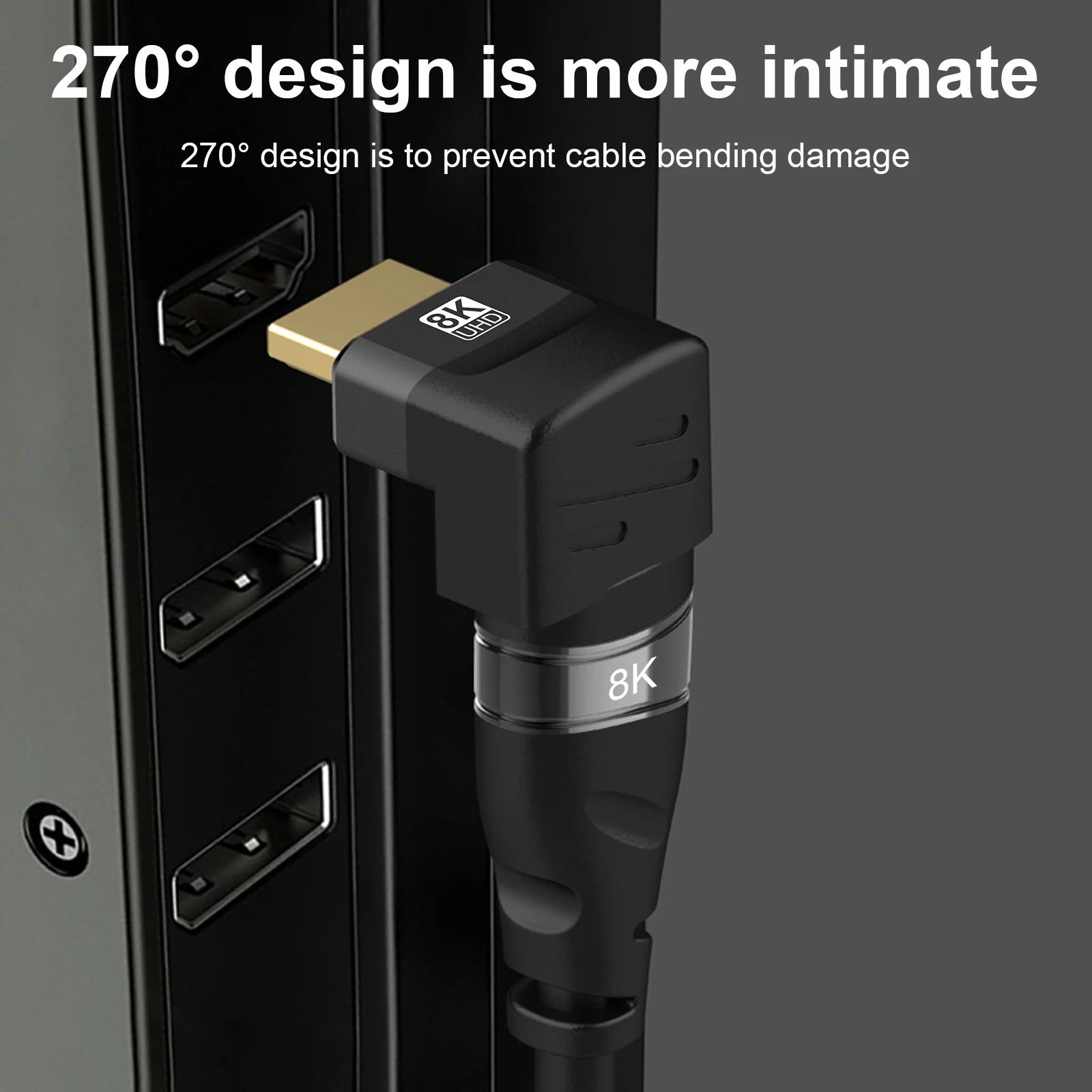 HDMI-Kompatibler Adapter Mini/Micro HDMI zu HDMI 8K 60Hz 4K 120Hz/144Hz Stecker auf Buchse Konverter für HDTV Laptop PS4/3 TV-Box – Detail 6