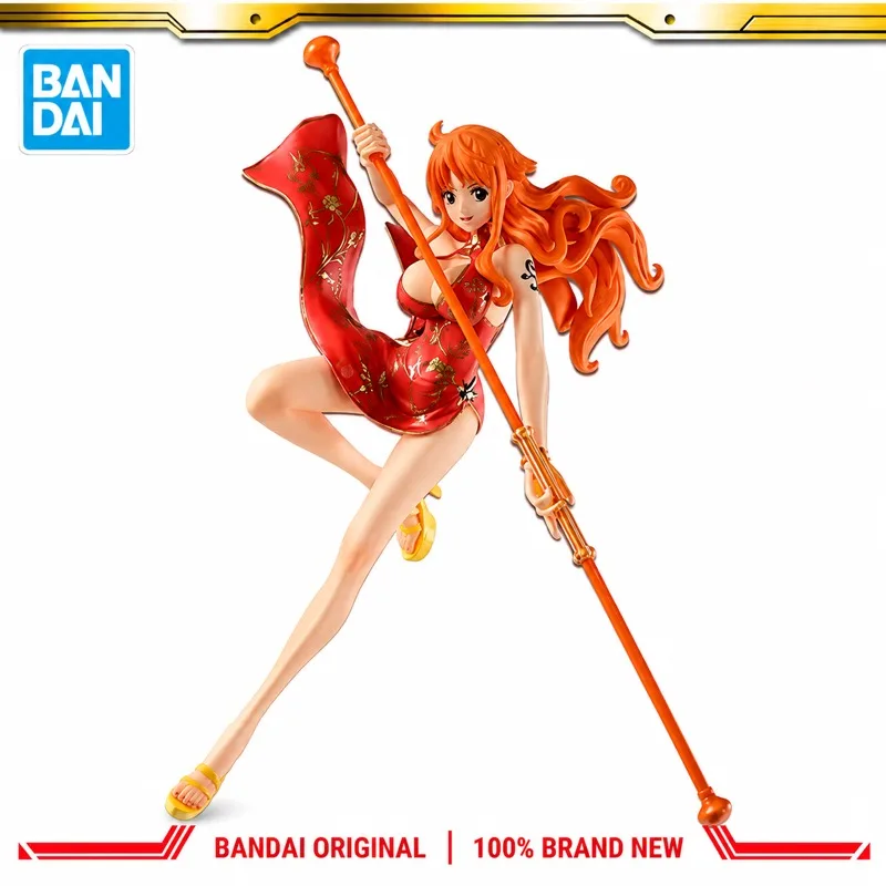 

In Stock Bandai Original Banpresto One Piece Nami Action Figure Model Doll Brand New Boxed Anime Characters Toys Model Garage