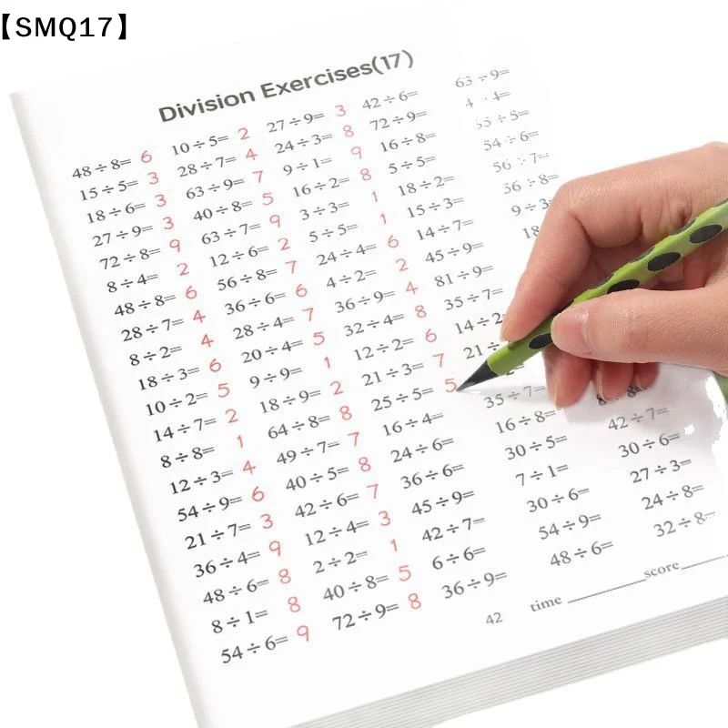 Multiplication And Division Workbook Math Practice Book Boost Calculation Skills Educational Tool For Brain Development【SMQ】 view 5
