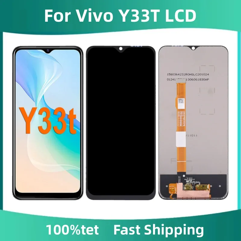 

6,58 "для Vivo Y33T ЖК-дисплей, детали дигитайзера сенсорного экрана в сборе