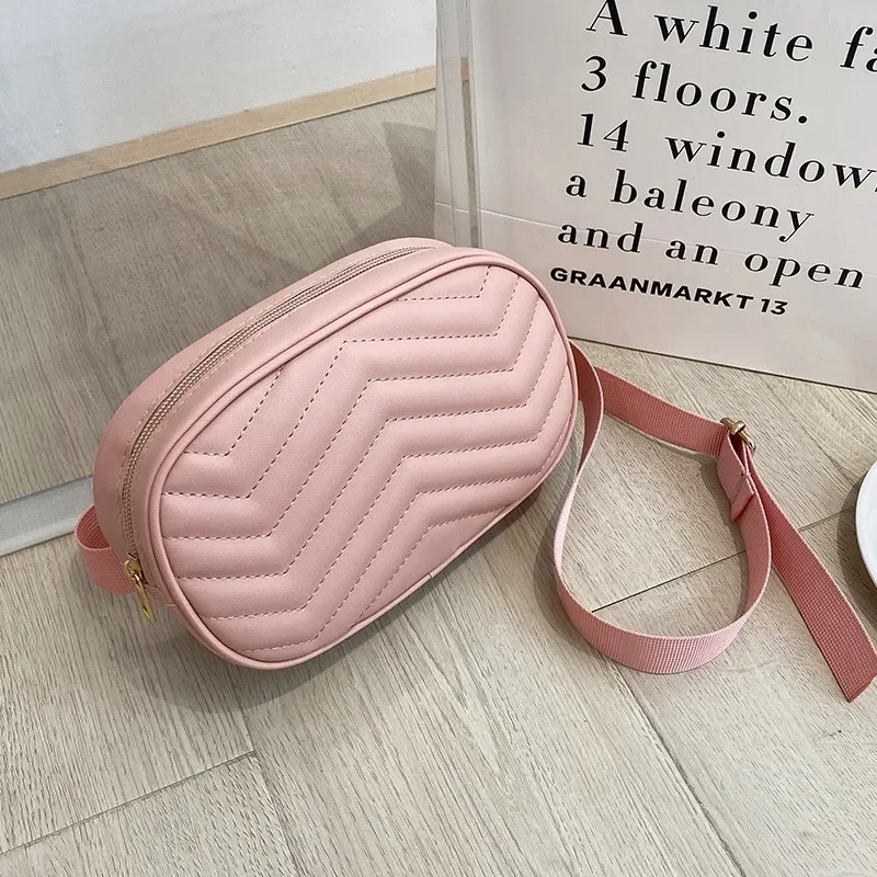 Women Bag Fashion Small Square Crossbody Chest Waist Bag Leisure Mobile Phone Small Shoulder Messenger Bag Luxury