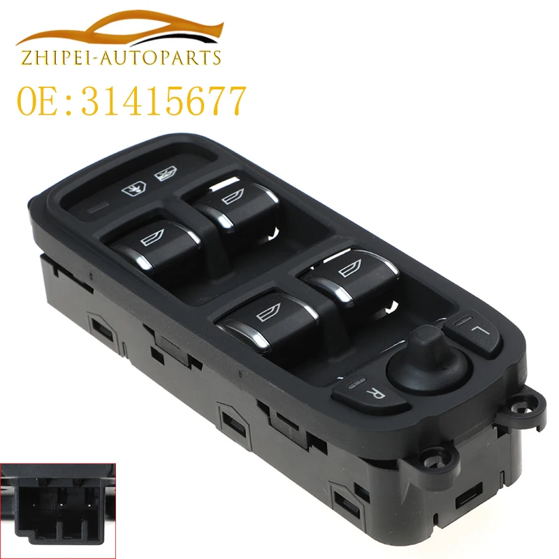 

31415677 Master Power Window Control Switch Child lock Folding Function Car For Volvo XC60 2014-2017 S60L 2014-2019