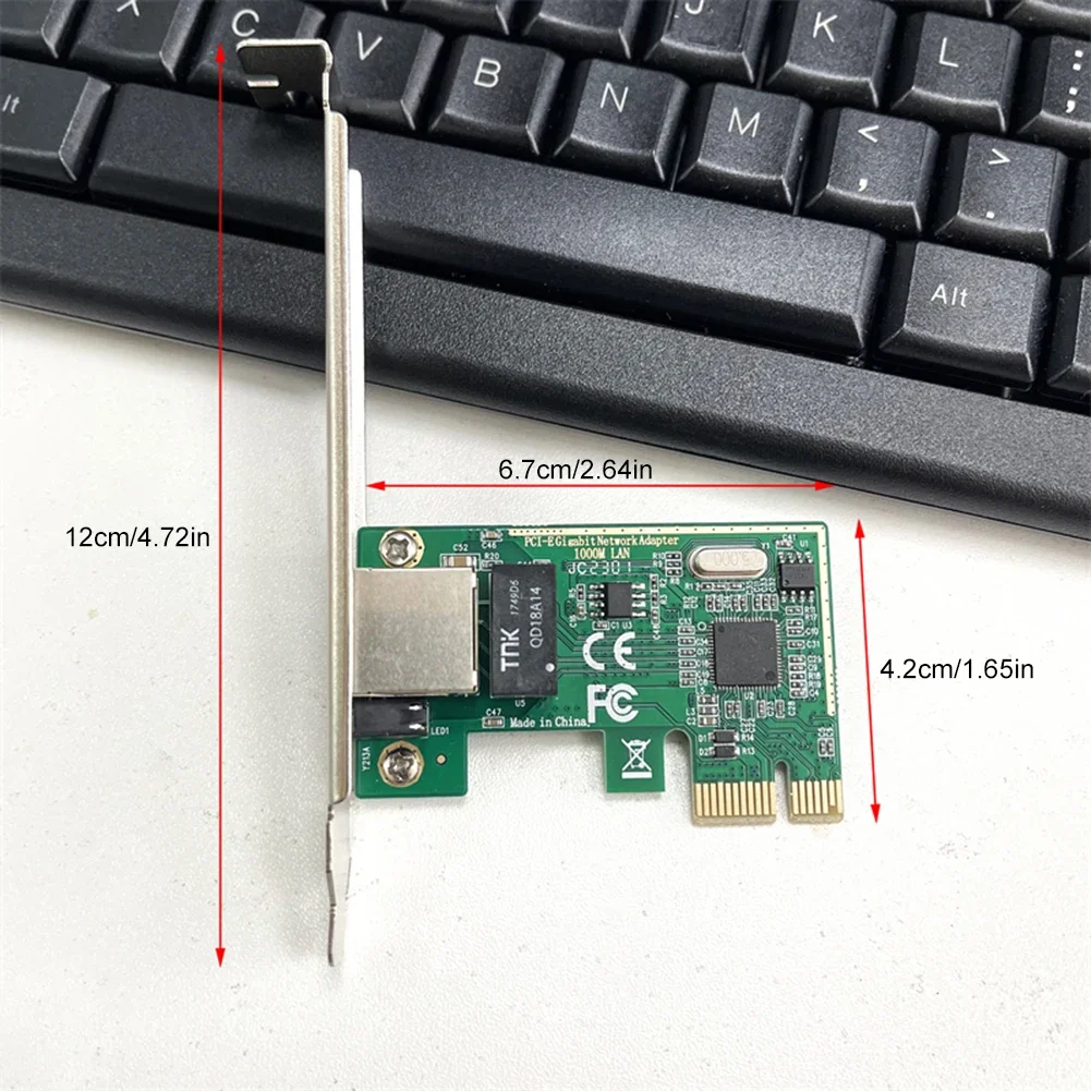 1000Mbps Gigabit Ethernet PCI Express PCI-E Network Card 10/100/1000M RJ-45 RJ45 LAN Adapter Converter Network Controller Card