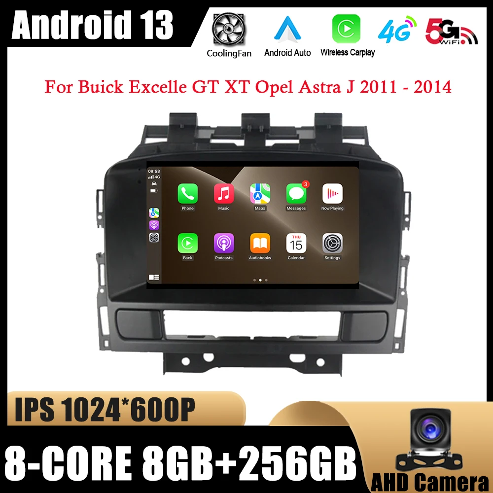 

Android 13 for Buick Excelle GT XT Opel Astra J 2011 2012 2013 2014 Car Radio Multimedia Player Navigation Carplay NO 2DIN 7inch