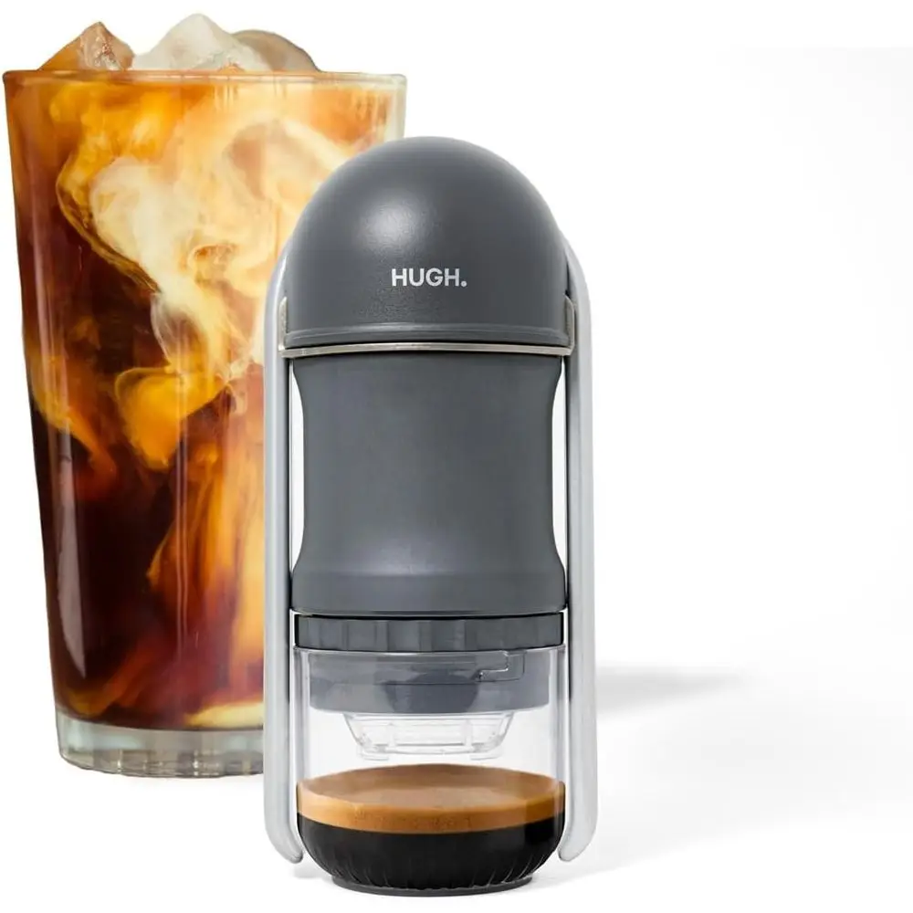 

Portable Lever Espresso Maker – Manual Espresso Machine with 51mm Ridgeless Filter Basket, Double Shot, Non-Pressurized, Perfect