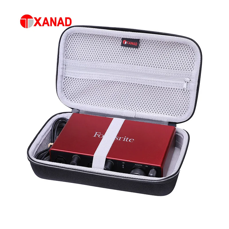 XANAD EVA Hard Case for Focusrite Scarlett 4i4 3rd Gen Protective Box Storage Bag(Case Only)