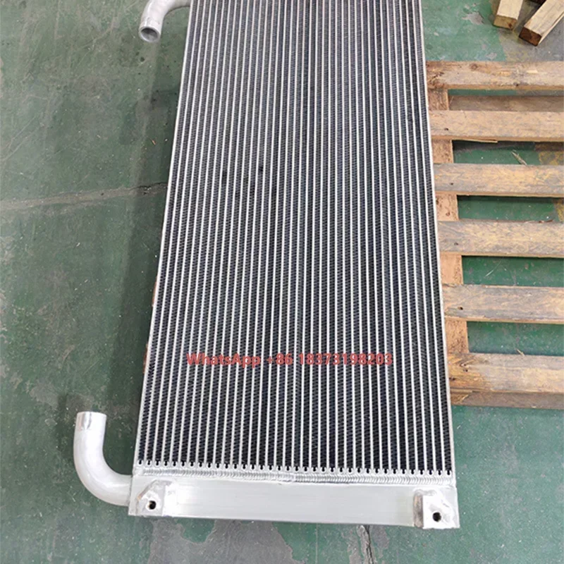 Universal Oil Cooler 16 Row AN10 Engine Transmission Oil Cooler Cooling Straight Fittings