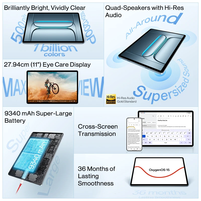 2025 OnePlus Pad Lite Global Version Tablet 11