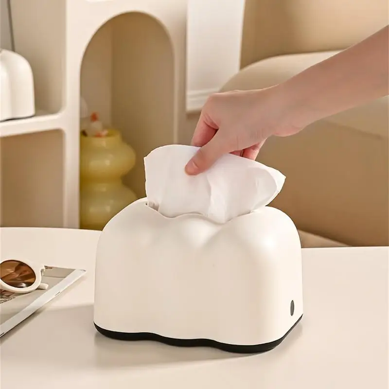 Tissue Box Holder Dispenser Organizer Cloud Tissue Box Modern Tissue Cover Tissue Holder Decorative Napkin Holder Case supplies