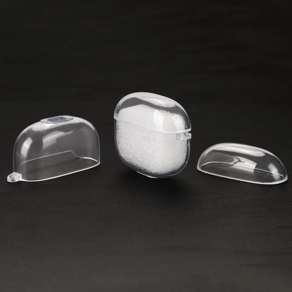 Funda de silicona TPU para QCY T20 / Ailypods / HT05/MeloBuds ANC / T17/T18, funda transparente para auriculares, funda protectora a prueba de golpes