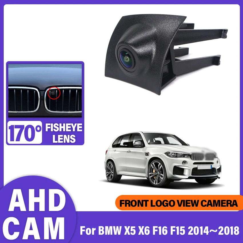 AHD 1080P HD CCD Car Front View Parking Night Vision Positive Waterproof Logo Camera For BMW X5 X6 F16 F15 2014 2015 2016 2017