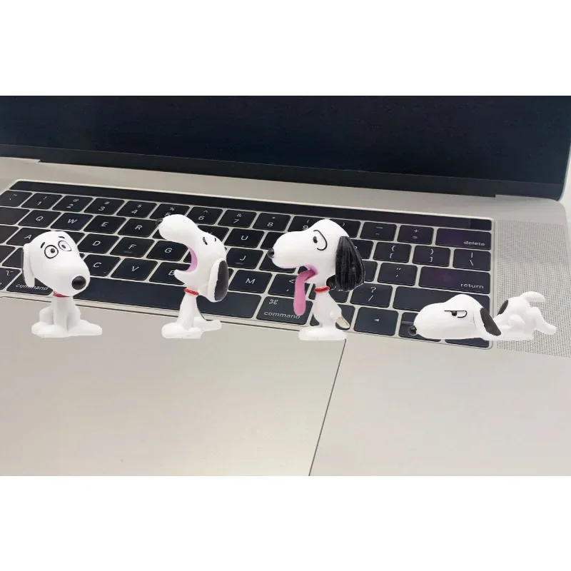 4 قطعة/المجموعة الكرتون أنيمي لطيف سنوبي عمل الشكل دمية الهدايا نموذج اللعب جمع الحلي هدايا الأطفال