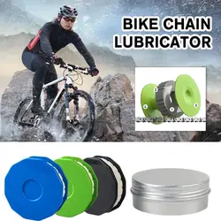 Lubricador piezas Cadena de bicicleta, herramienta de mantenimiento de bicicleta, rodillo de aceite, accesorios de ciclismo portátiles, 1 unidad