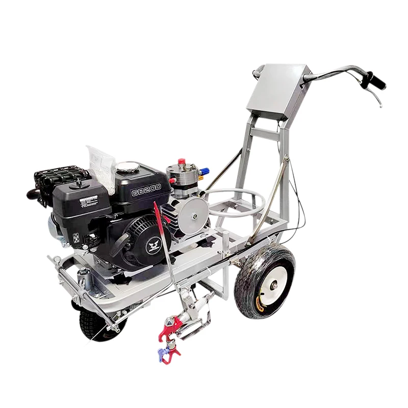 Hand-push 990 Cheap Road Marking Machine for Basement Painting Marks for Factory