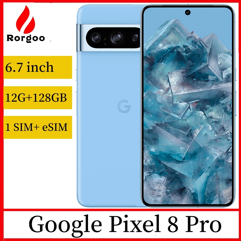 Google Pixel 8 Pro 128G ROM 5G 8pro Unlocked Mobile Phone 6.7