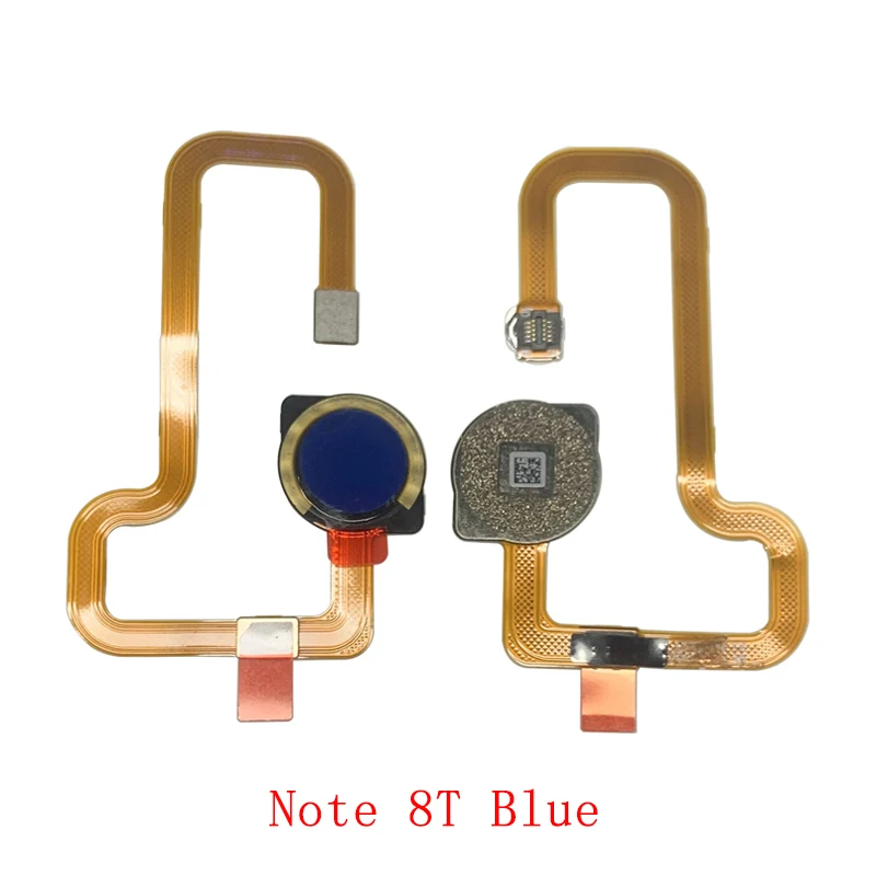 Original Fingerprint Sensor Scanner Home Button Flex Cable For Xiaomi Redmi Note 8 8T 8 Pro Touch Sensor Repair Parts