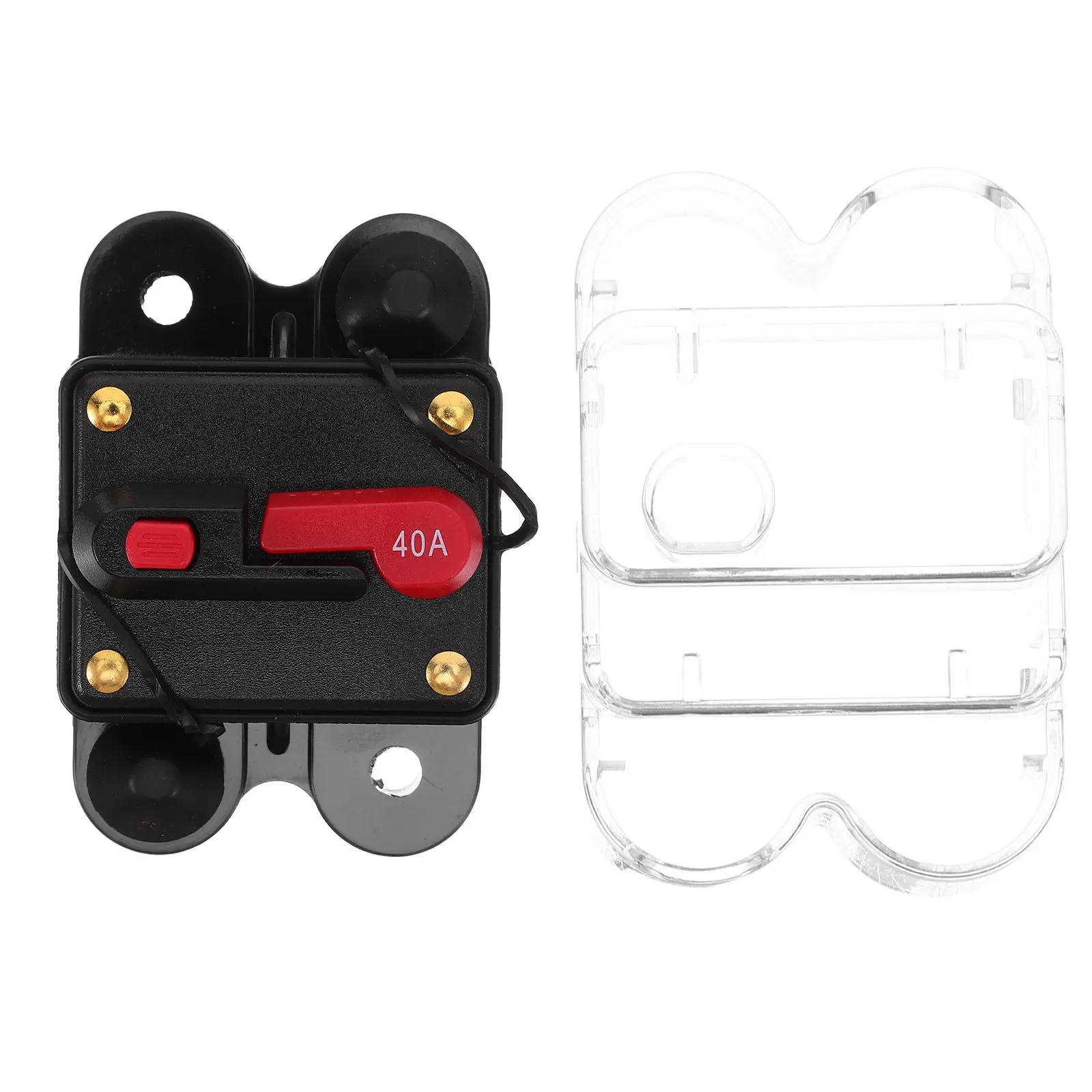 Rv Holder For Car Audio System Auto Repair Shop 30A Automatic Resettable Inline Fuse Block Inverter