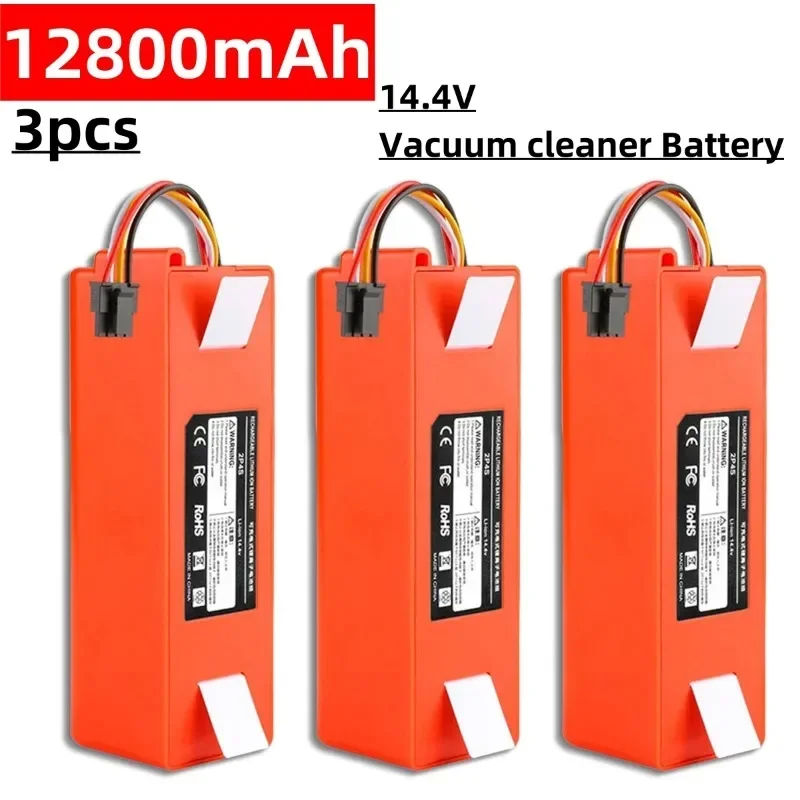

Roza cinnie-Replacement Battery for Xiaomi Roborock Robotic Vacuum Cleaner Original S50 S51 S5 MAX S6 Parts 14.4V 12800mAh