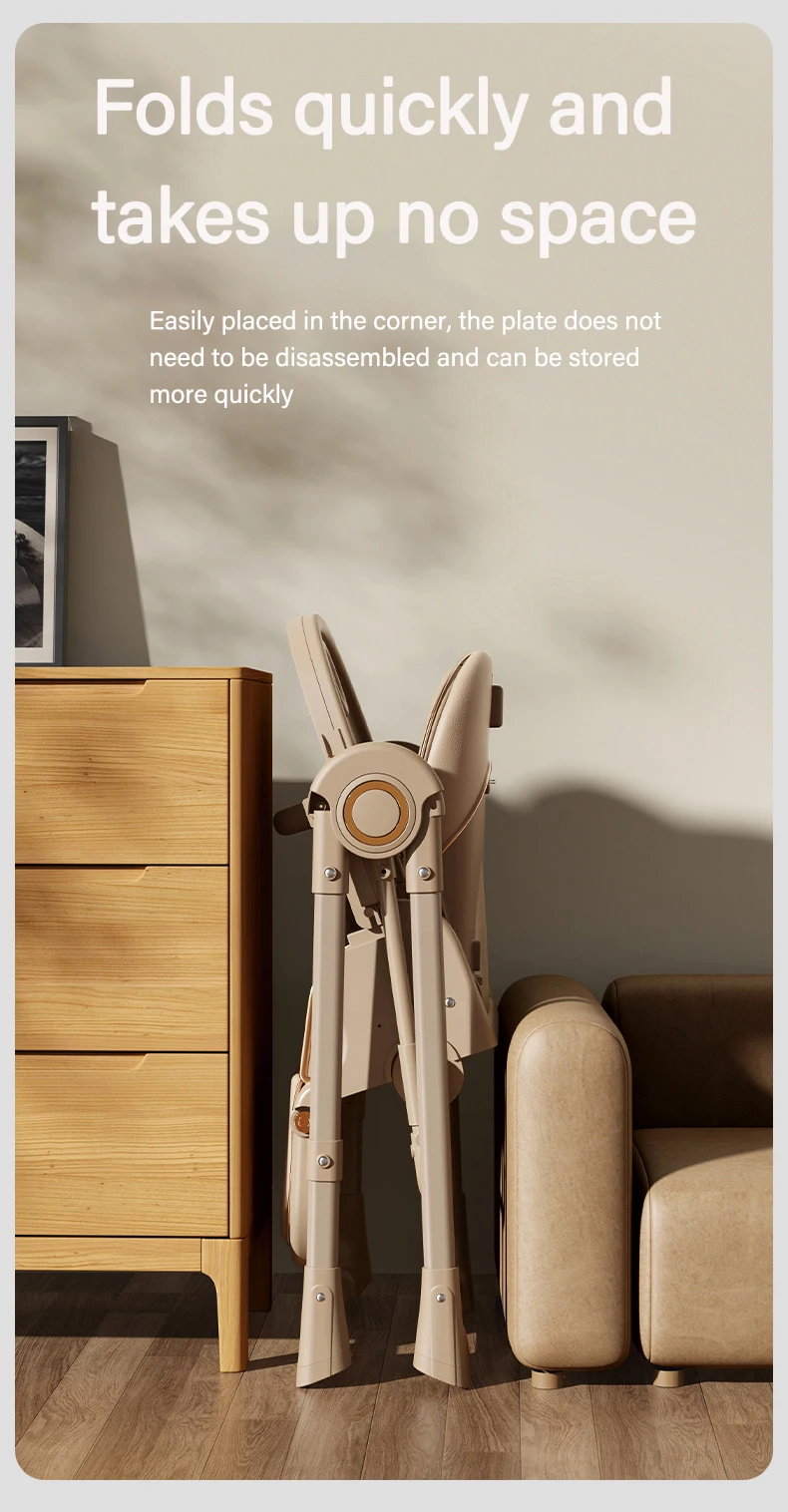 كرسي مرتفع لإطعام الطفل كرسي طعام مقاعد الأطفال كرسي مرتفع للأطفال كرسي طعام الطفل معدات رعاية الطفل الأم والأطفال #3