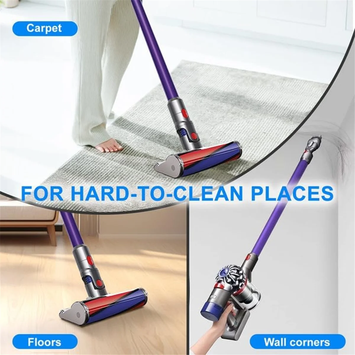 Tongkat ekstensi pembersih vakum Dyson V7 V8 V10 V11 V15 batang ekstensi lepas cepat tabung konduktif lurus C