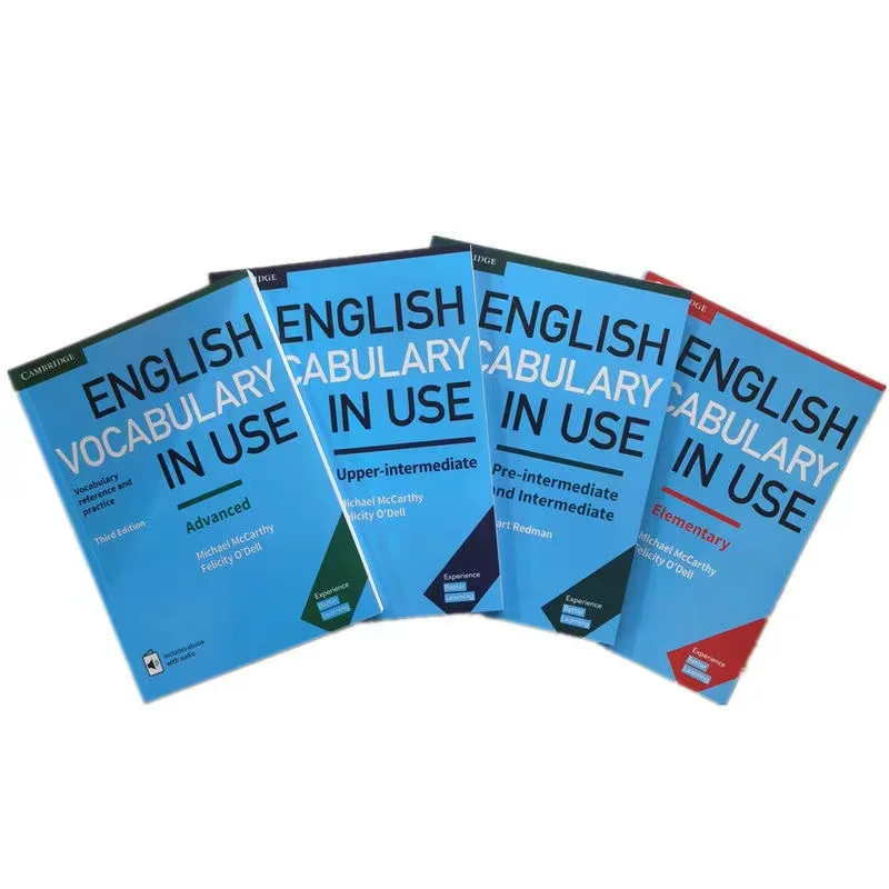 

4 Books Cambridge English Vocabulary Book English Vocabulary In Use English Learning Artifact Grammar Encyclopedia