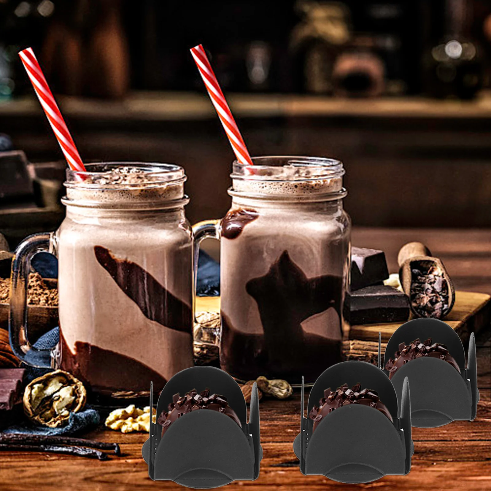 

100Pcs Chocolate Paper Cups Flower-Shape Liner for Truffle Wrapping Baking Dessert Packaging Premium Quality Non-Stick Easy