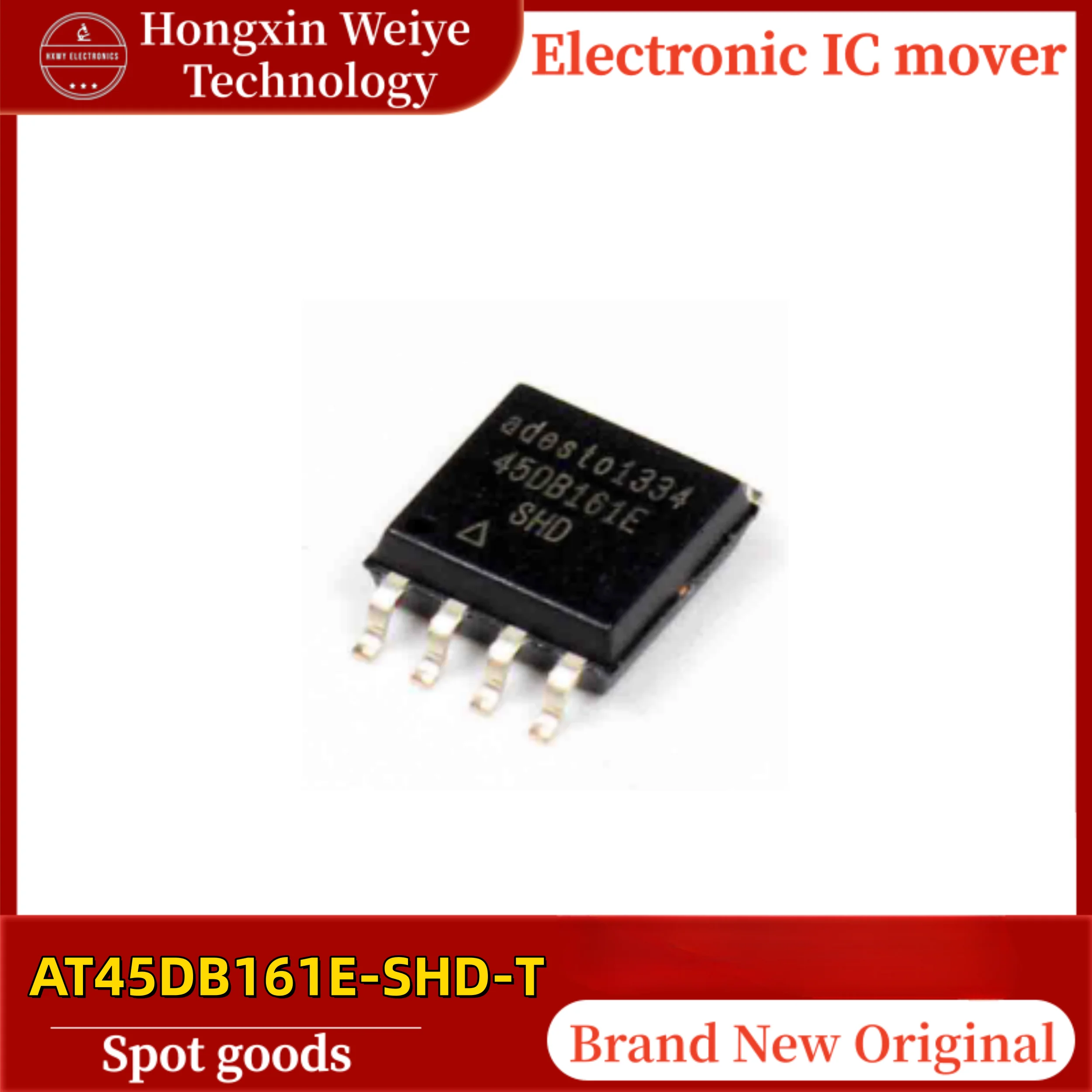 (5/10 piece) AT45DB161E-SHD-T with Silkscreen Mark 45DB161E SOP-8 Flash Memory IC 100% Original In Stock Fast Shipping
