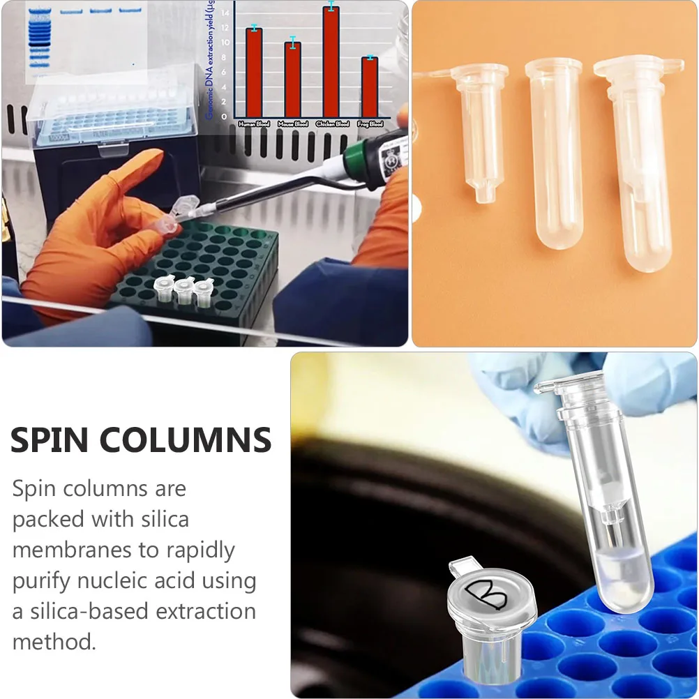 

20 Pcs Acid Purification Column RNA Separation Reagent Test Kit Extraction Pp