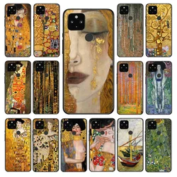 Kiss Gustav Klimt Golden Tears Phone Case for Google Pixel 10 9 Pro XL 9A 8 7 6 Pro Pixel 8A 7A 6A Pixel 8 7 6 5