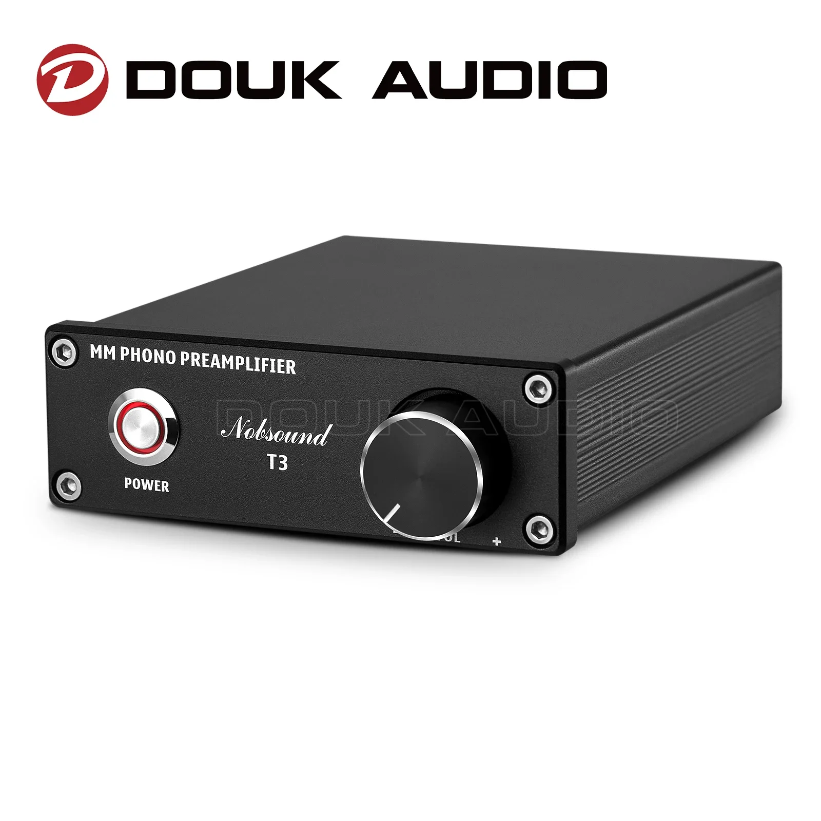 

Douk audio HiFi Phono Stage Preamp MM RIAA Record Player Mini Preamplifier with Volume Control Home Stereo Turntable Amplifier