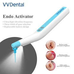 VVDental Oral LED Sonic irygator Endo aktywator plików do leczenia kanału korzeniowego Dental endodontyczne czyszczenie narzędzia do płukania