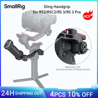 SMALLRIG Wireless Control Handle for DJI RS 2/ RS 3 Pro Foldable Sling Handgrip for DJI RS 3/RS3 Pro/RS2/RSC 2 with Cold Shoe