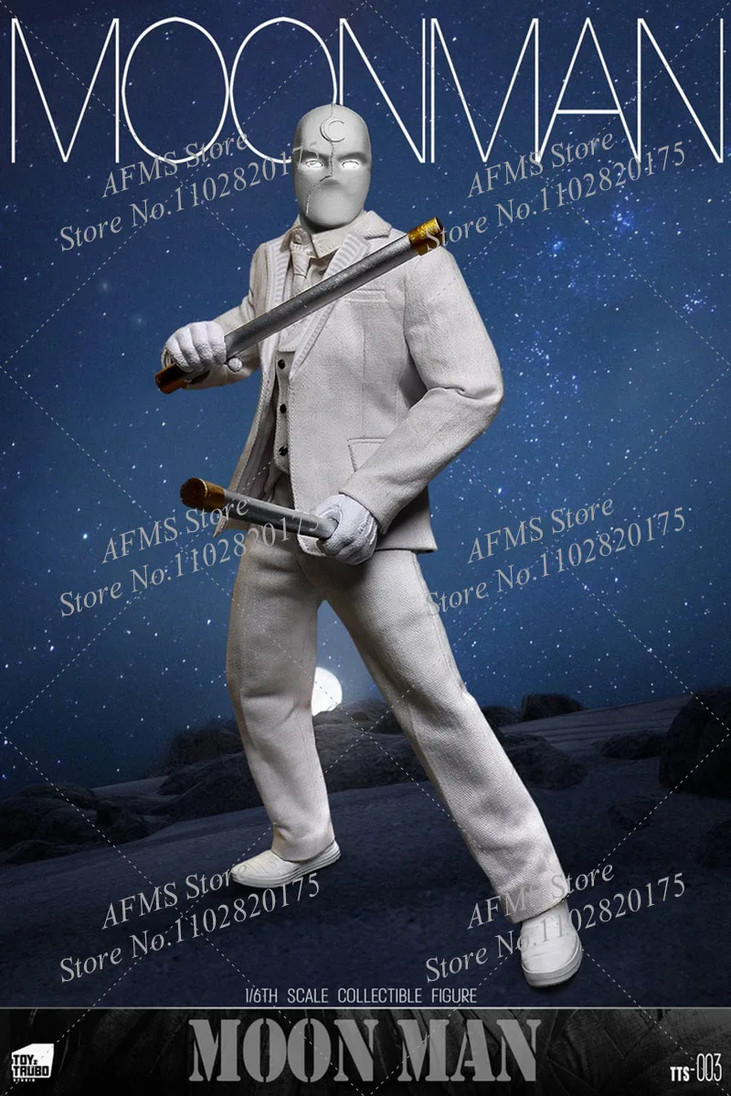 ToyzTruboStudio tts-003 1/6 Men Soldier Moon Knight Hunter Full Set 12Inch Action Figure Model Best Collection Gift Toys