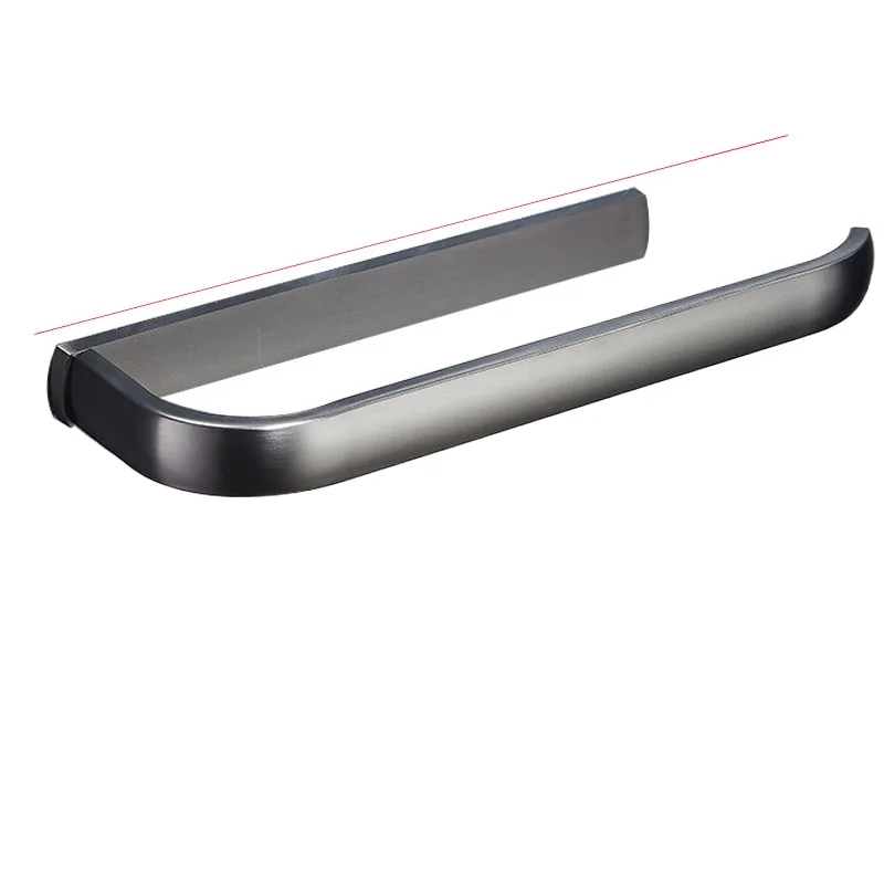 

All-copper towel ring bathroom short towel bar single bar non-punching hand wipe hanger light luxury gold