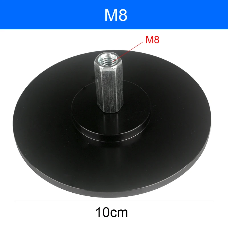 Imagem -05 - Adaptador de Ventosa Preto para Atuador Linear Telescópico Peças de Acessórios 3xlr m6 m8 M10 100 mm 120 mm