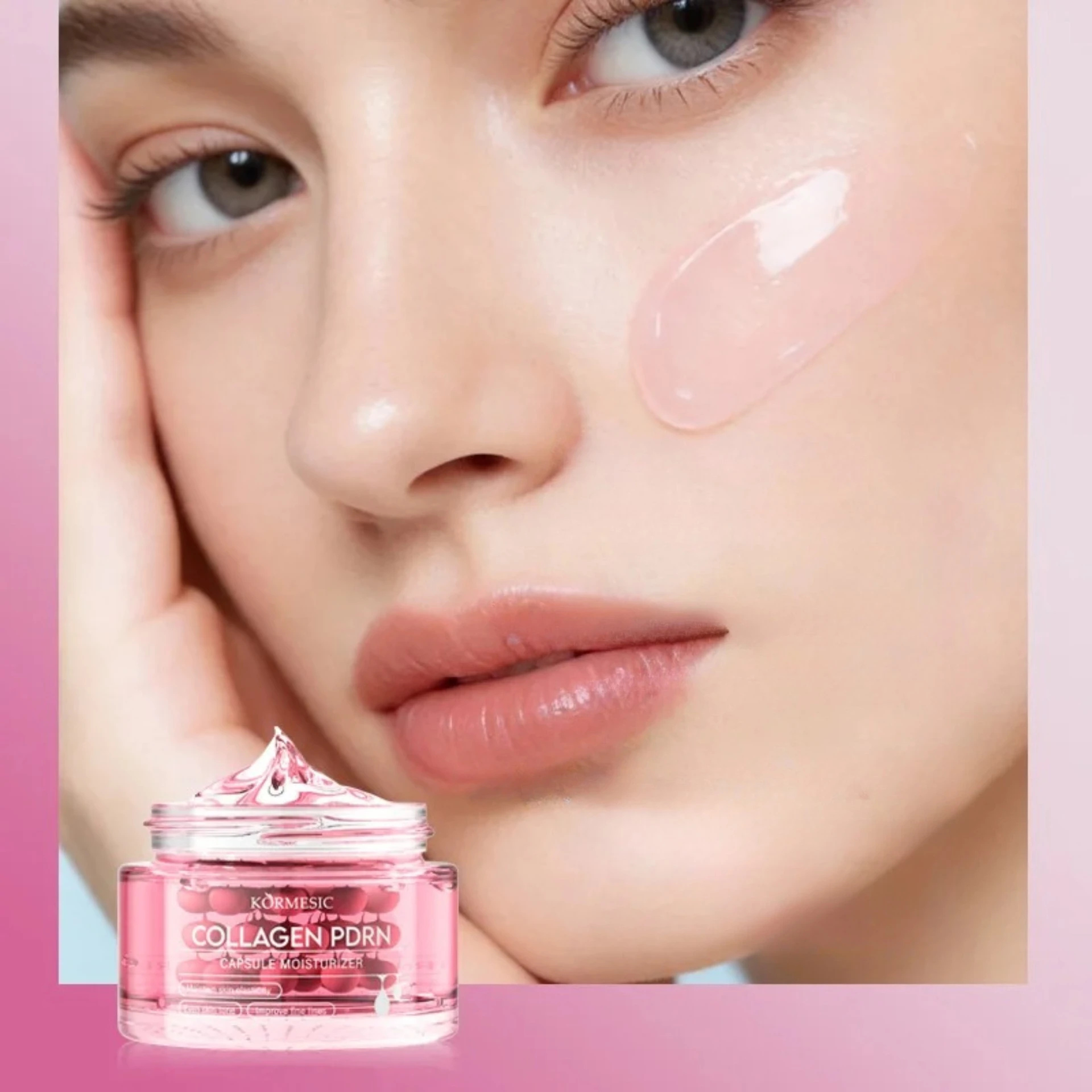 face cream Collagen capsule cream moisturizing& hydrating firming skin light lines restore elasticity Repair dryness Skincare