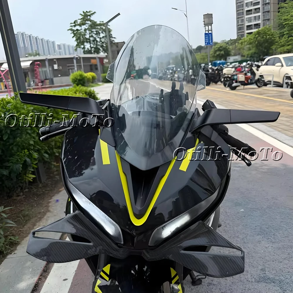 Motorcycle Accessories aluminum invisible rotatable adjustable Rearview Mirror For Daytona 660 DAYTONA660 wing side mirror