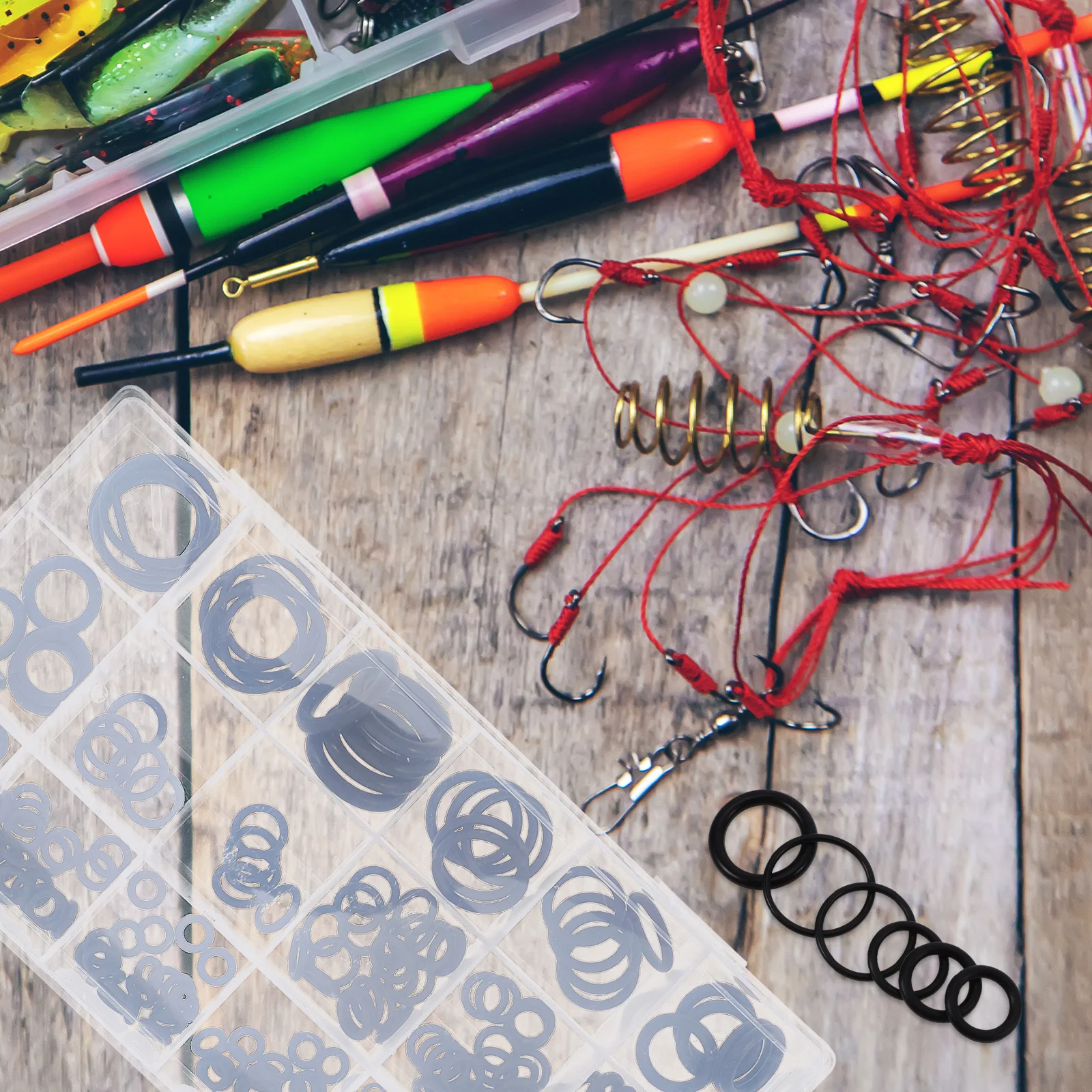 

1 Set Fishing Rod Repair Kit O-Rings Rod Hole Tools Durable Parts For Angling Pole Guide Restoration Portable Fishing Supplies