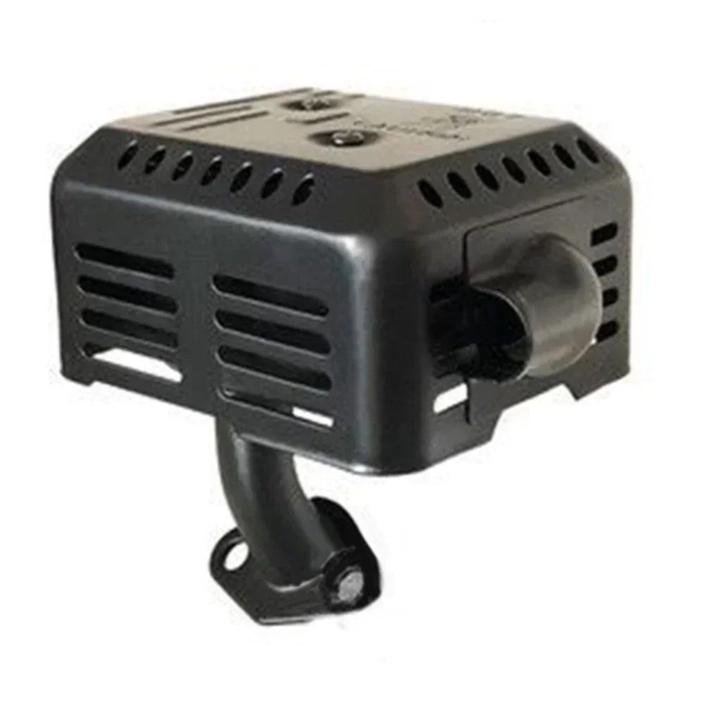 Imagem -02 - Conjunto de Escape Silenciador de Metal para Honda Gx200 168f170f Motor Fazenda Jardim Ferramentas Elétricas Ferro de Alta Dureza Peças