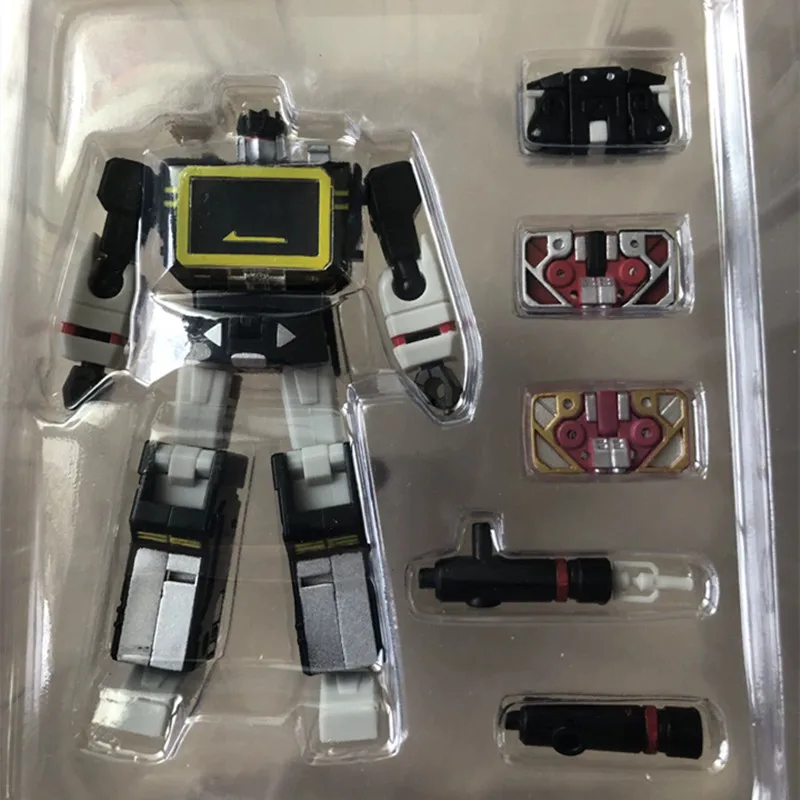 PocketToys PT04B Transformatie robot speelgoed Dark Soundwave Action Figure kleinschalige Robot Geschenken Speelgoed