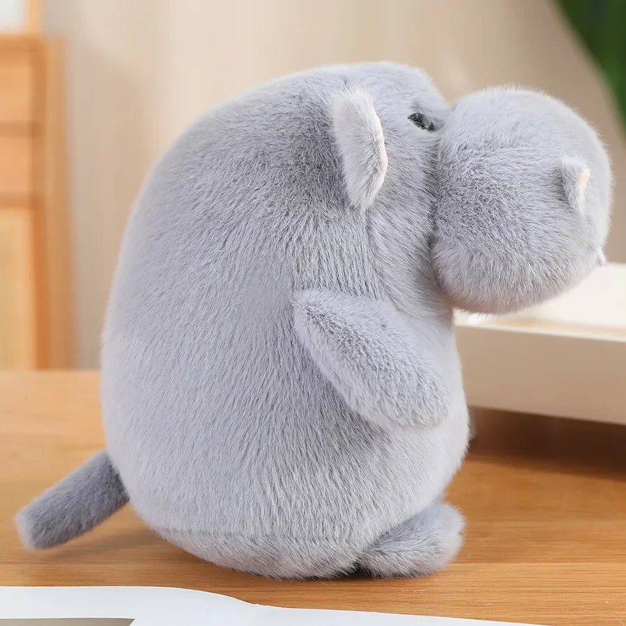 Hot carino soffice ippopotamo peluche morbido farcito cartone animato ippopotamo animale bambola decorazione della casa bambini compleanno regali di Natale