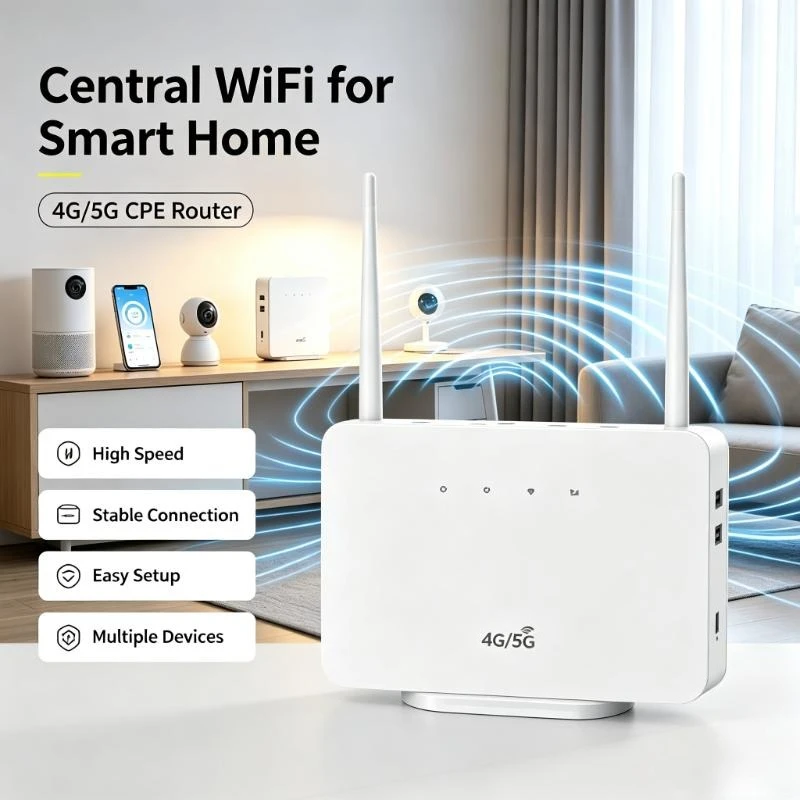 300mbpsワイヤレス4gルーターは、家庭用およびモバイルワークシナリオ向けのsimカードネットワークアクセスを実現するために外部アンテナを搭載しています。
