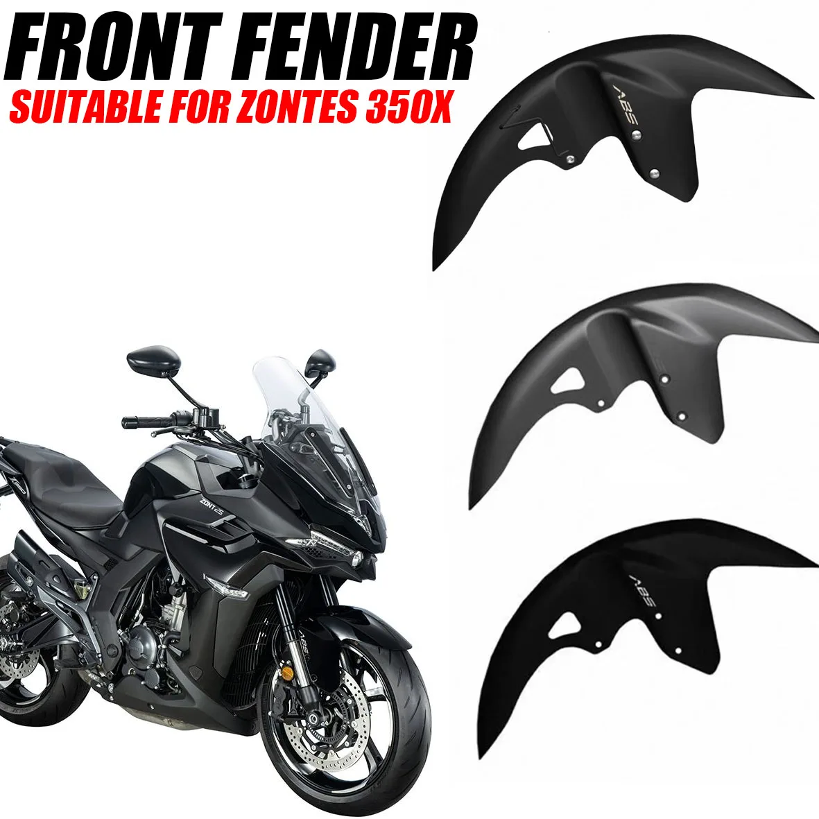 

Motorcycle parts: Mudguards for Zontes 350x motorcycles, original mudguards.